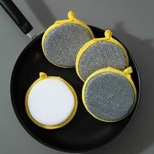 10pcs/5pcs Kitchen Dish Washing Sponge, Double-Sided Sponge Scrubber For Cleaning - A - View 3
