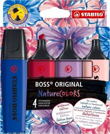 Stabilo Boss NatureColors Wildflower Edition Highlighter 4 Colors - 4 colores - Ver 1
