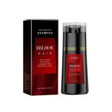 EELHOE 200ml Hair Dye Shampoo Gentle Long Lasting Natural Coloring Moisturizing Fluffy Easy To Use Temporary Hair Color Diy Hair Dye Shampoo Hair Care Suitable For Women Men, Women's Day, Mother's Day, Father's Day, Hair Dye Products - 紅色 - 查看 2