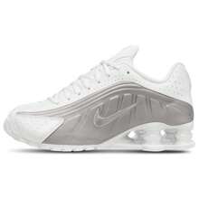 Nike Shox R4 GS 'White Metallic Silver' 2025 Kid's - CW2626-101 - trắng bạc - Xem 1