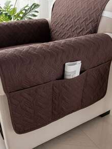 1 tấm bọc ghế sofa tối giản dành cho thú cưng, chất liệu vải chống thấm nước, chống trượt, dùng được cả bốn mùa, có thể giặt máy, thân thiện với thú cưng, phù hợp với ghế sofa đơn đến 3 chỗ, thích hợp cho phòng khách, phòng ngủ, phòng ăn. - Cà phê nâu - Xem 8