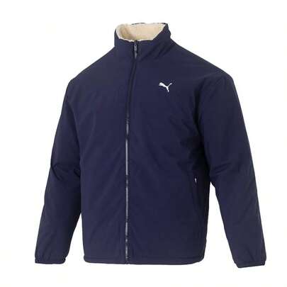 Puma Áo khoác lông vũ hai mặt chống lạnh, 80% lông vịt, kiểu dáng thường ngày dành cho nam, mã sản phẩm 692850-06