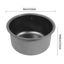 YUNRUX Kitchen Sinks - Black - View 2