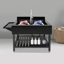 YUNRUX Kitchen Sinks - Black - View 11