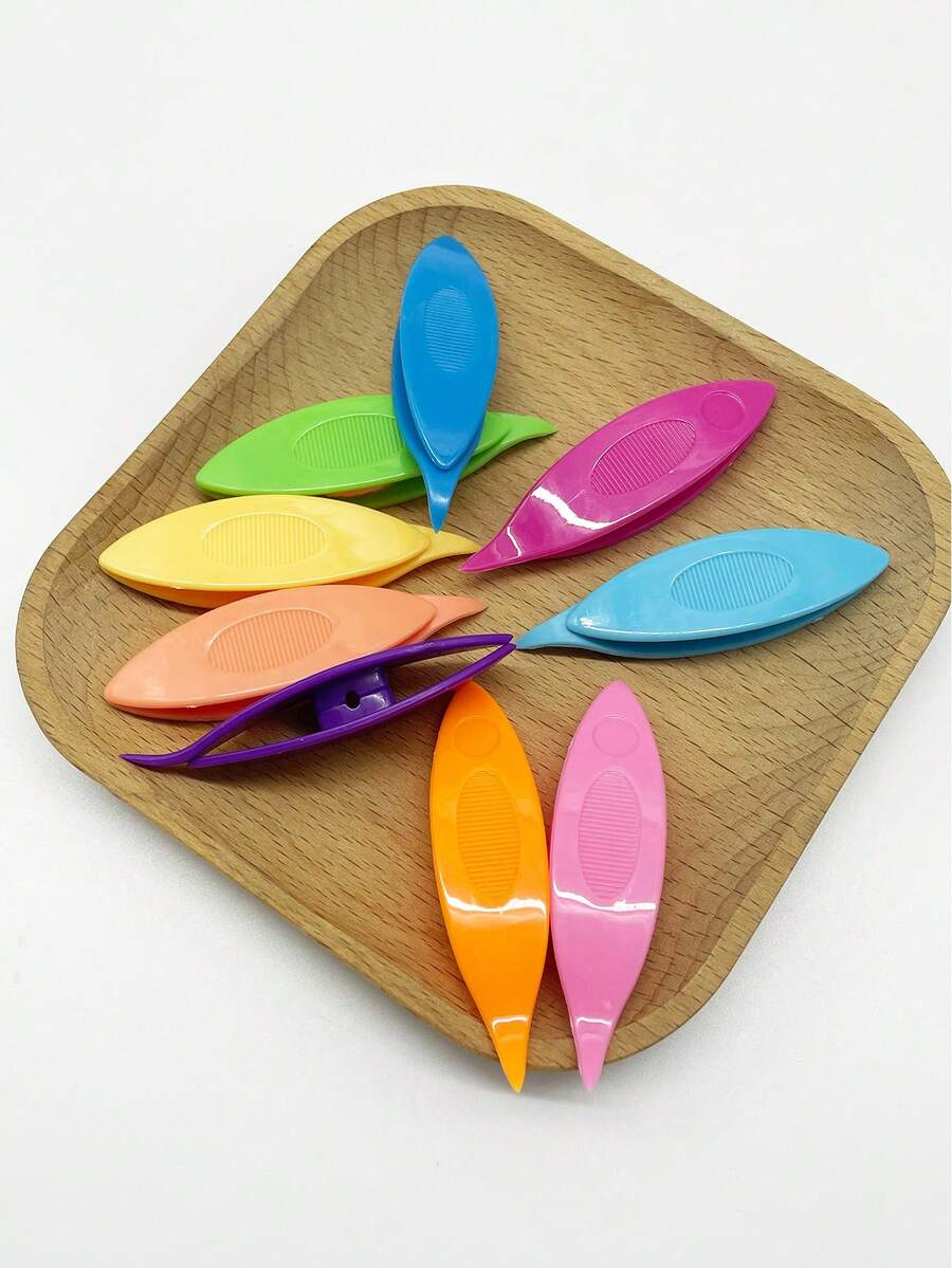 9pcs/Set Phoenix Eye Shuttle Set, Colorful Phoenix Eye Shuttles, Weaving Tools For Lace Making, Suitable For Crochet, Jewelry Making And DIY Craft Projects - Small Phoenix Eye Shuttle - View 1