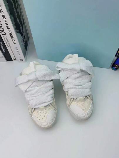 男女通用休闲运动鞋，时尚复古情侣鞋，平底低帮学生鞋，带鞋盒，适合送礼、上学、跑步