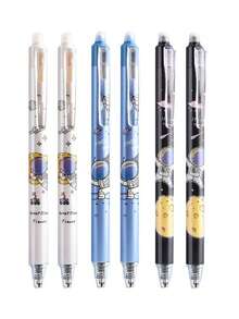 6pcs Astronaut Erasable Pens, 0.5mm Erasable Rollerball Pens, School & Office Supplies - Astronaut - View 8
