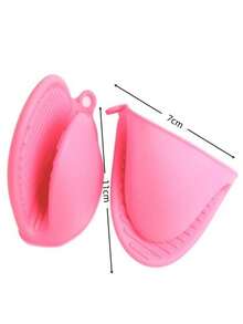 Silicone Non-Slip Oven Mitts And Heat Resistant Pads Set, For Oven/Microwave - Multicolor - View 9