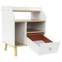 YUNRUX Nightstands - White - View 8