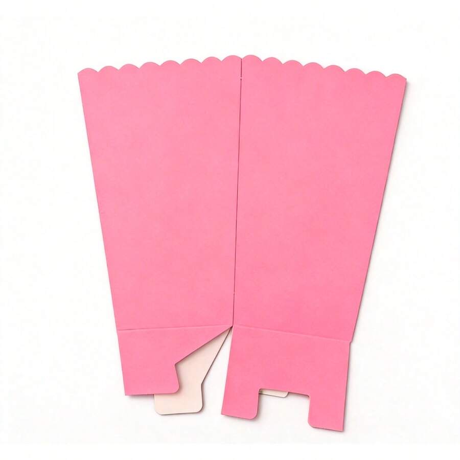 50/40/30/25/20/15/10/5pcs Set Pink Popcorn Boxes, 2 X 4.5 X 3 Inch Mini Popcorn Boxes For Christmas/Halloween Movie Night Decor - Pink - View 1