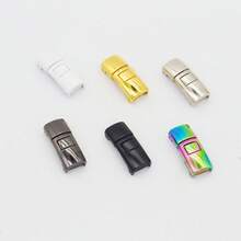 1双磁性鞋带 - 金属锁扣免系设计，快速系紧，适用于运动鞋，永不松脱，符合人体工学，不褪色，白色/粉色/黑色/彩色可选，适合妇女节、旅行必备、婚礼回礼、Y2K风格、卧室、汽车配件、厨房装饰等场合，可爱小物。 - 彩色 - 查看 8
