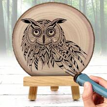 Wood Slices Centerpieces, Wood Rounds Cookies Crafts, Rustic Wood Circles Slabs, Wooden Discs Tables Decor - Art Projects And Rustic Weddings - 12 chiếc, kích thước 9-10 inch - Xem 5