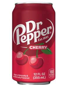 Dr Pepper Cherry Soda Pop, 12 Fl Oz, 12 Pack Cans - Trái cây - Xem 2