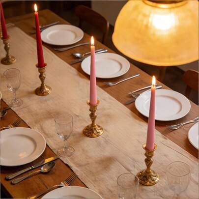 8 Sets Gradient Morandi Long Stick Candles, 4 Packs Colorful Taper Candles 30cm, Romantic Candles For Wedding, Banquet, Birthday & Dinner Party