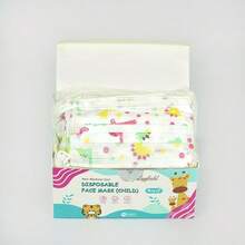 50 PIEZAS DE CUBREBOCAS INFANTIL MAYFIELD, CUBREBOCAS DE 3 CAPAS DE PROTECCIÓN NIÑO Y NIÑA - Ver 2