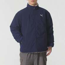 Puma WINTERIZED 80% Down Reversible Jacket, Men's Urban Casual 692850-06 - Navy Blue - Canvas White - View 2