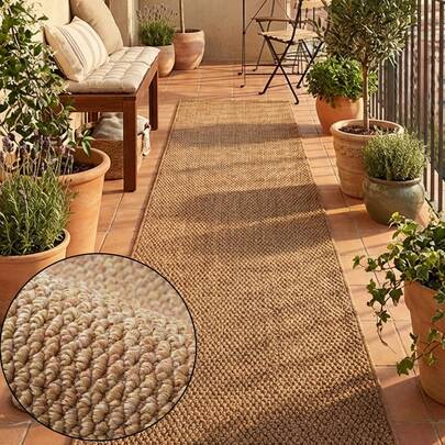 Thảm dài họa tiết quả dứa | Thảm mềm mại và trang trí cho sân hiên, thảm ngoài trời, hiên nhà, hành lang, thảm chùi chân có thể giặt | Thảm dài họa tiết quả dứa bền chắc ngoài trời cho sân hiên, hiên nhà, lối vào