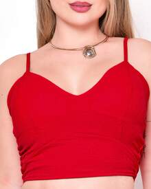 Women Two-Piece Outfits - Red - View 2