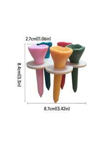 6pcs Colorful Bee Waterer Set, Resin Insect Drinking Cup, Attract And Nourish Bees, Suitable For Gardening And Urban Farming, Bee Keeping And Care Tools, Flower Bee Waterer - Multiple Styles - View 5