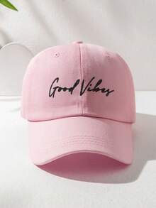 1pc Men's Embroidered "Goodvibes" Baseball Cap, Streetwear Casual Hat For Spring/Autumn Outdoor, Travel, Beach Vacation,Summer - Baseball Cap - View 21