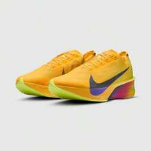 Nike 男鞋VAPORFLY NEXT%馬拉松運動訓練跑步鞋 - 橘色 - 查看 5