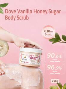 Dove 多芬香草蜂蜜去角质磨砂膏，去除暗沉，滋润肌肤，平衡水油，蕴含1/4保湿乳霜细颗粒，温和不刺激，深层清洁并提亮肤色。 - Vanilla honey - 查看 7