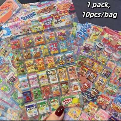 10 miếng dán hình động vật dễ thương dùng để đóng gói đồ ăn vặt, miếng dán hoạt hình chống thấm nước dùng cho điện thoại, sổ tay, văn phòng phẩm, miếng dán tự dính dùng cho sổ lưu niệm, đồ thủ công DIY, ốp điện thoại, sổ ghi chép, album, túi xách - Mèo con rám nắng/Miếng dán>Kẹo/Mèo con/Trẻ em