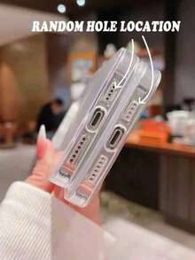 Transparent Pink Bowknot Illustration Painted Anti-Drop Protective Phone Case Compatible With IPhone 17pro/17Air /17/17promax16/11/16pro/16plus/16promax/16e/15Promax/13/14/12/XS/XR/7G/8P, Galaxy S25/S25PLUS/S25 Ultra/A16/A36/A26/A56/A50/A12/A32/A52/A72/A51/A21S/A13/A14/S24/S24PLUS/S24Ultra,S22/A52/A53/A54/A55/, 11/12Pro/12/12X/13Pro/14Pro/15Pro/, 10/9/Note9/12c/Note11pro/Note8Pro - Multicolor - View 9