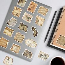 50 Miếng Dán Graffiti Hình Mảnh Cháy Cổ Điển - Hình Dán Trang Trí Chống Thấm Nước Cho Đàn Guitar, Sổ Tay & Hành Lý, Đồ Dùng Làm Sổ Lưu Niệm, Văn Phòng Phẩm, Hình Dán Vui Nhộn Kindle - 50 CÁI - Xem 9