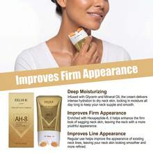 3Pcs , Neck Firming Massage Cream with Roller, Women's Neck Firming Cream, Accelerates Absorption, Firming Moisturizing Massage Cream, Contains Glycerin and Ceramides, Neck Care Cream, Hydrates and Repairs to Reduce Fine Lines, Wrinkles, and Neck Creases, Reveals Healthy Radiance and Youthful Glow, Deeply Hydrating Skincare, Light Beige, Suitable for All Skin Types / Rollerball Design / Christmas Gift / Women's Birthday Gift - Crema para el cuello - Ver 5
