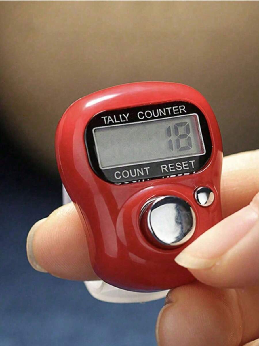 1011 Finger Counter, Convenient Digital Ring Counter, Max Count 99999, Suitable For Ramadan Prayer Counting, Chanting Mantras - One Size Fits All - View 1