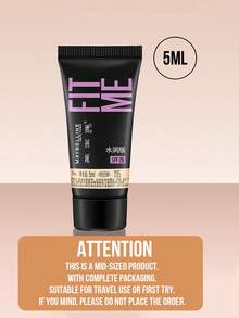 Maybelline Feliete Moisturizing Foundation, Hydrating & Smooth, SPF 25, Shade #115 Soft Natural, 5/30ml Available, 24hr Lasting Hydration, 10 Sec Quick Application, 3-In-1 Effect, Natural Makeup Look, Long-Lasting Nourishment, 3 Easy Steps, Suitable For Fair Skin Tone Type 2 Dry Skin, Create Flawless Daily Makeup - Maybelline Fitme Foundation, Hydrating Version 115 - View 9