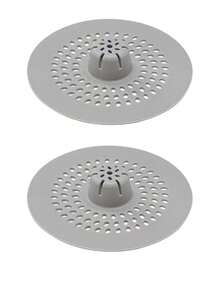 1 pieza Tapón de drenaje de silicona de 13,3 cm x 2,3 cm, adecuado para baño, cocina, bañera, lavabo para evitar el atasco de cabello y residuos, esencial para volver al colegio - Multicolor - Ver 11
