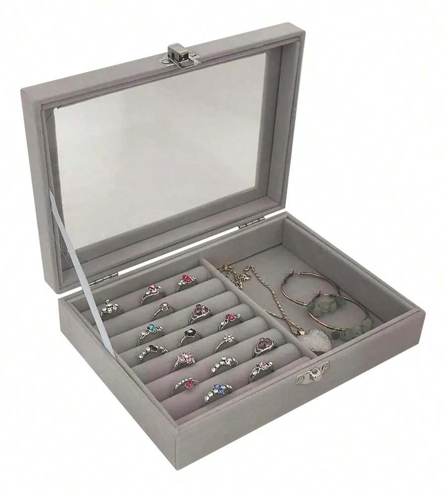 Lecute Jewelry Boxes - Grey - View 1