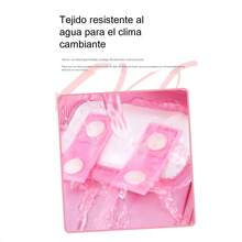 Mochila escolar CAPIBARA para niños de primaria,ligera y de gran capacidad.y protege la columna vertebral y reduce la carga - rosa - Ver 5