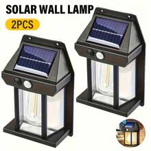 LiHangStar 1/2/4/8pcs Outdoor Solar Wall Lights With Motion Sensor, 3 Lighting Modes Solar Flood Lights, Suitable For Yard, Outdoor, Porch, Driveway, Garage, Street, Emergency Use - Solar-powered Sensor Wall Lamp - View 14