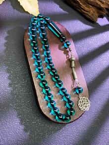 1串33颗10毫米中东阿拉伯祈祷念珠手链，塔斯比赫，开斋节最佳礼物 - 彩色 - 查看 10