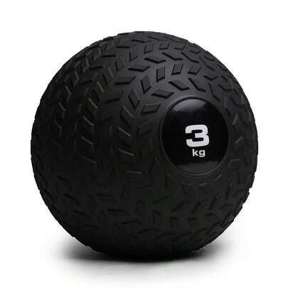 Slam Ball 3kg No Bounce Weight Home Gym Equipment Fitness Strength Training Workout Functional Muscle Build Crossfit Medicine Ball Multi-Functional Exercise