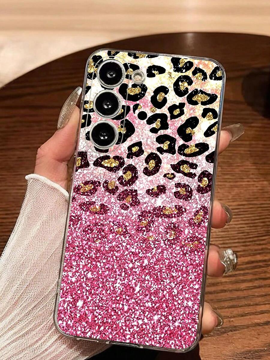 1 ốp lưng điện thoại mềm in họa tiết da báo, tương thích với , Honor, Galaxy A04e/12/A13/A14/A34/A50/A52/A53/A54/S21/S22/S23/S24/S25/S25Ultra/S25FE/S26/S26 PLUS/S26 ULTRA/S26 EDGE, 6A/7A/8A, 12T/13T/15T/15T Pro, phiên bản quốc tế, không phải phiên bản nội địa. - Trong sáng - Xem 1