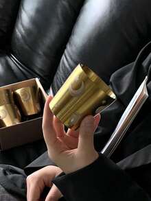 1. Gold Stainless Steel Double-Layer Sharing Cup\N2. Middle Eastern Crescent Moon & Star Vine Pattern Insulated Cup\N3. Hot & Cold Beverage Drinkware Gift Vase - Multicolor - View 7