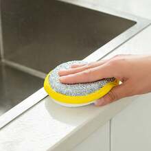 10pcs/5pcs Kitchen Dish Washing Sponge, Double-Sided Sponge Scrubber For Cleaning - A - View 9