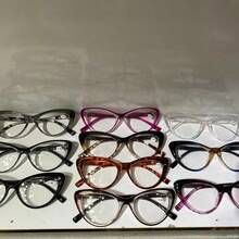 Eyeglasses For Reading, Near Vision, 2171 Cat-Eye Oval Style, Women's - preto transparente - 查看 2