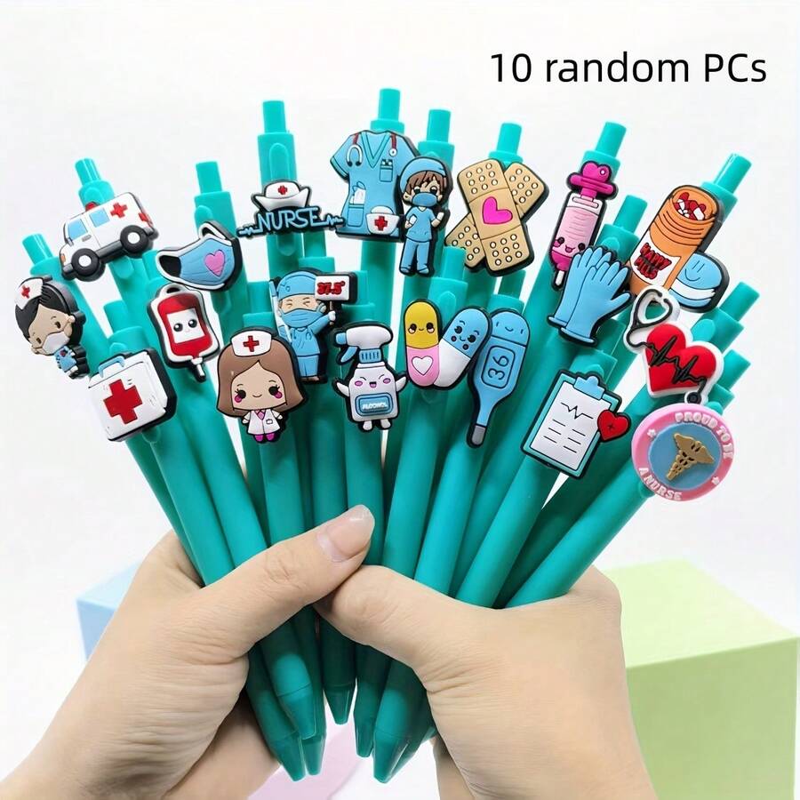 5/10 医疗护理元素周边圆珠笔，中性笔，文具用品，学生用品，办公用品
