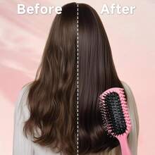 Curl Defining Brush, Curly Hair Brush Products With 3 Pcs Slick Back Hair Brush Set Bristle Brush Edge Control Teasing Comb For Women (Beige) - ColorA - 查看 6