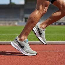 Nike Zapatillas de running de malla para hombre RUN SWIFT 3 para entrenamiento y ocio - Verde Oliva - Ver 3