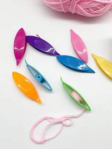 9pcs/Set Phoenix Eye Shuttle Set, Colorful Phoenix Eye Shuttles, Weaving Tools For Lace Making, Suitable For Crochet, Jewelry Making And DIY Craft Projects - Small Phoenix Eye Shuttle - View 7