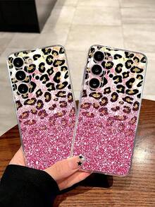 1 ốp lưng điện thoại mềm in họa tiết da báo, tương thích với , Honor, Galaxy A04e/12/A13/A14/A34/A50/A52/A53/A54/S21/S22/S23/S24/S25/S25Ultra/S25FE/S26/S26 PLUS/S26 ULTRA/S26 EDGE, 6A/7A/8A, 12T/13T/15T/15T Pro, phiên bản quốc tế, không phải phiên bản nội địa. - Trong sáng - Xem 6