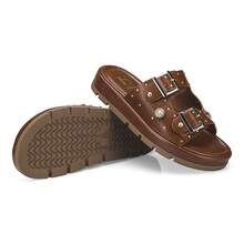 Women's Sandal, Flat Shoe, Rhinestone Papete, Fashionable, Comfortable, 052-040 - 駝色 - 查看 5