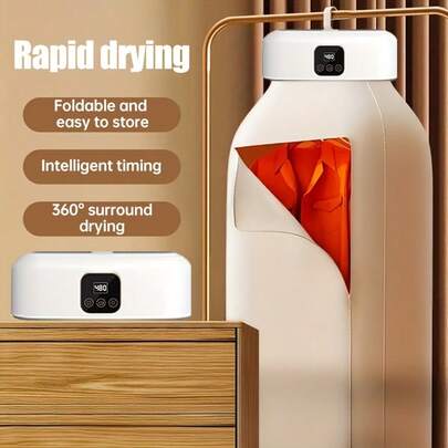 Bärbar torktumlare Liten elektrisk tvättmaskin och torktumlare med fjärrkontroll Hopfällbar minitorktumlare med torkpåse Lämplig för lägenheter, husbilar och resor Hem Bärbar torktumlare Tidsinställningsfunktion Lämplig för ljusa kläder, underkläder, babykläder