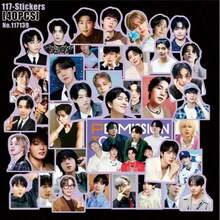 Album KPOP: <PROOF>/<THE SIN : VANISH>, Album <SHUT DOWN>, Album Aespa <Whiplash>/<Daydream>, Album Taeyeon <Panorama The Best Of Taeyeon>, Hình dán chống nước thích hợp để trang trí sổ lưu niệm DIY, Quà tặng tuyệt vời cho người hâm mộ - Nhiều màu - Xem 8